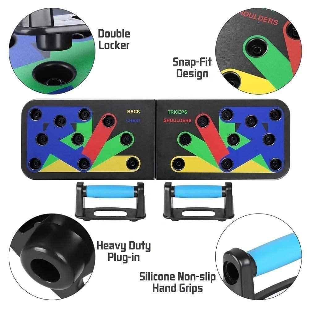 Physaron™ FitBeast 2.0 Multi-Grip Push-Up Training Board